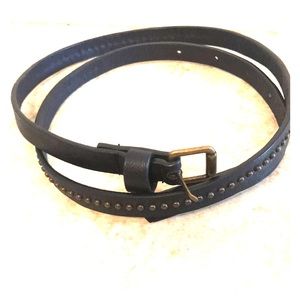 Black Studded Belt